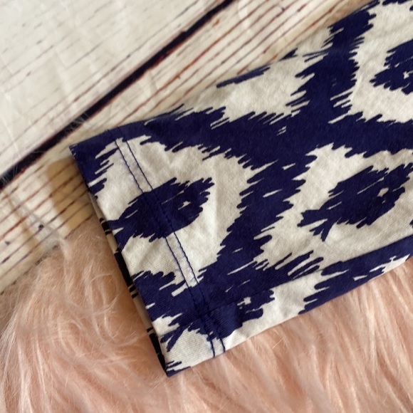 Lilly Pulitzer Bright Navy Little Fish Engineered Beacon T Shirt Dress sz XS - Picture 7 of 12